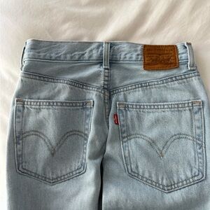 Levi's Blue Straight Leg Jeans Classic Design